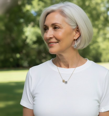 Limestone floater with sun