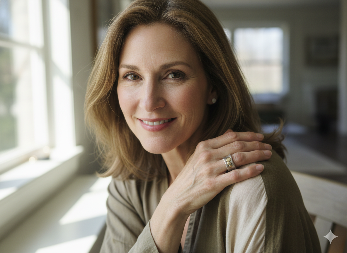 Organically you worn pebbles