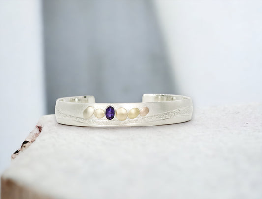 Shoreline to eternity with amethyst