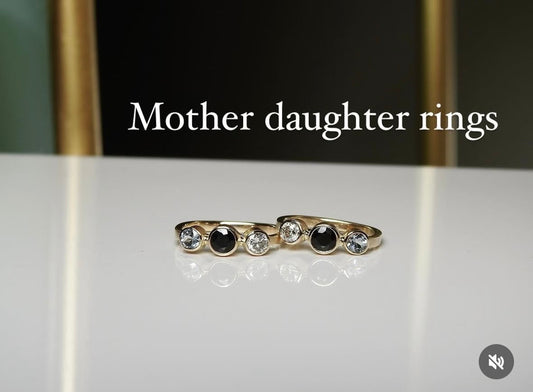 Mother Daughter rings