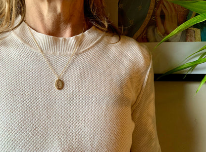 Pebble pendant with Reiki symbols