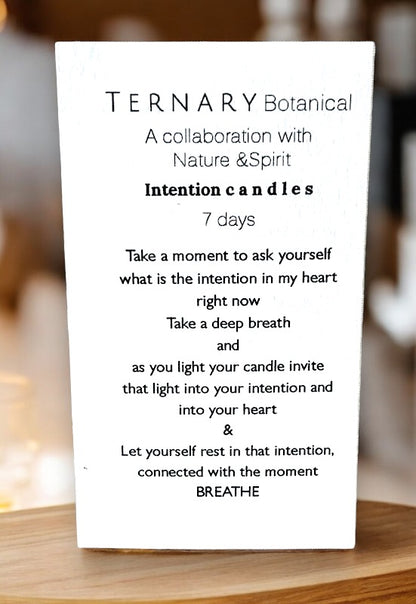 7 day intention candles