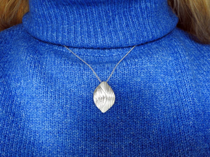 Layered leaf necklace, by ZEALmetal, Nicole Horlor, in Kingston, ON, Canada