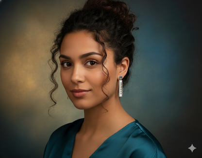 Limestone inlay with pearl curve row