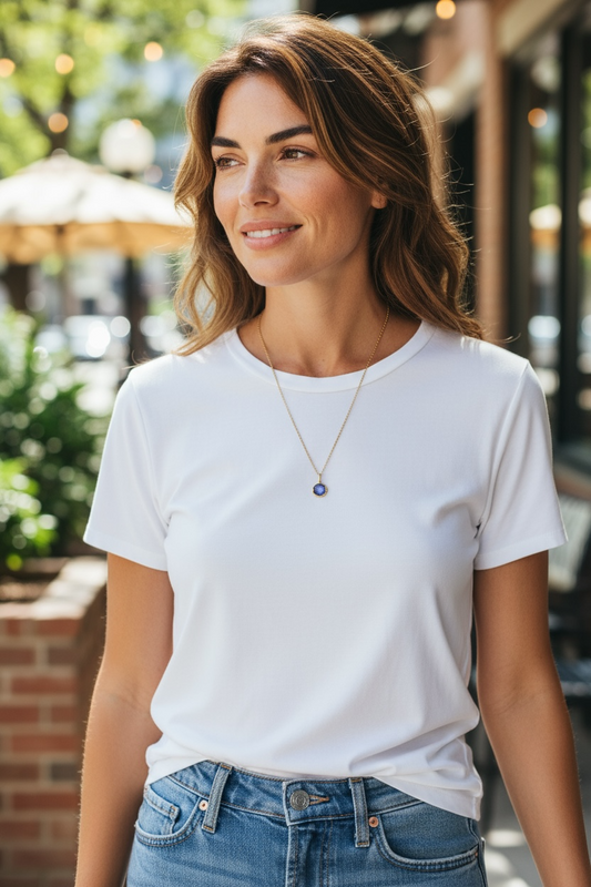 Oval sapphire gumdrop