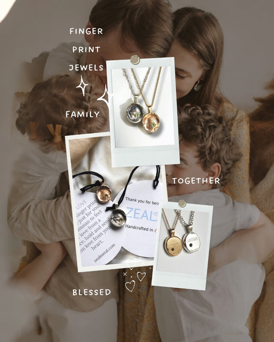 Bespoke finger print pendants