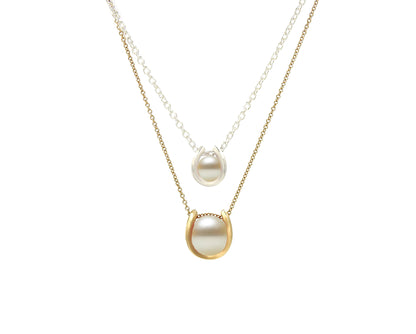 Magnetism Akoya pearl necklace, by ZEALmetal, Nicole Horlor, in Kingston, ON, Canada