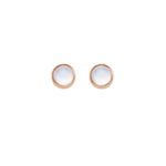 Moonstone studs