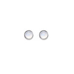 Moonstone studs