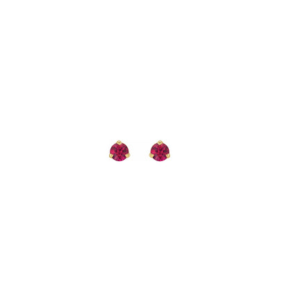 3mm ruby studs