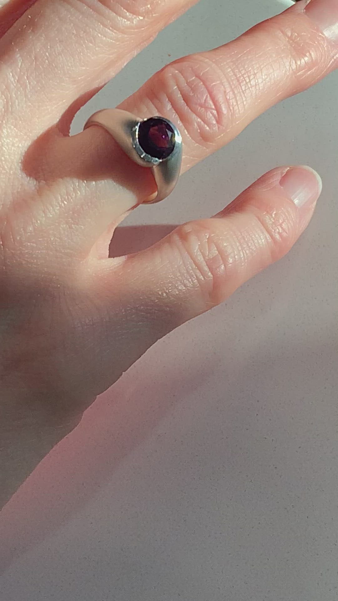 Amethyst ring by ZEALmetal, Nicole Horlor, in Kingston, ON, Canada