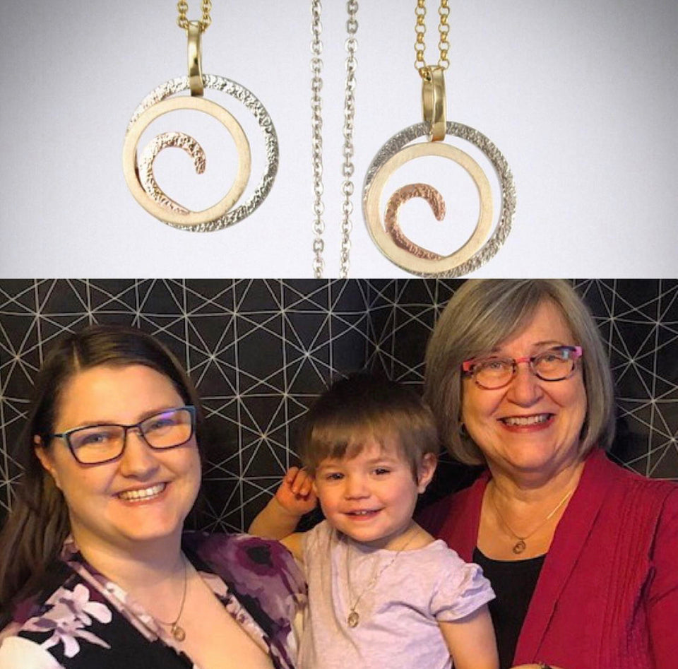 Custom necklace by ZEALmetal, Nicole Horlor, in Kington, ON, Canada