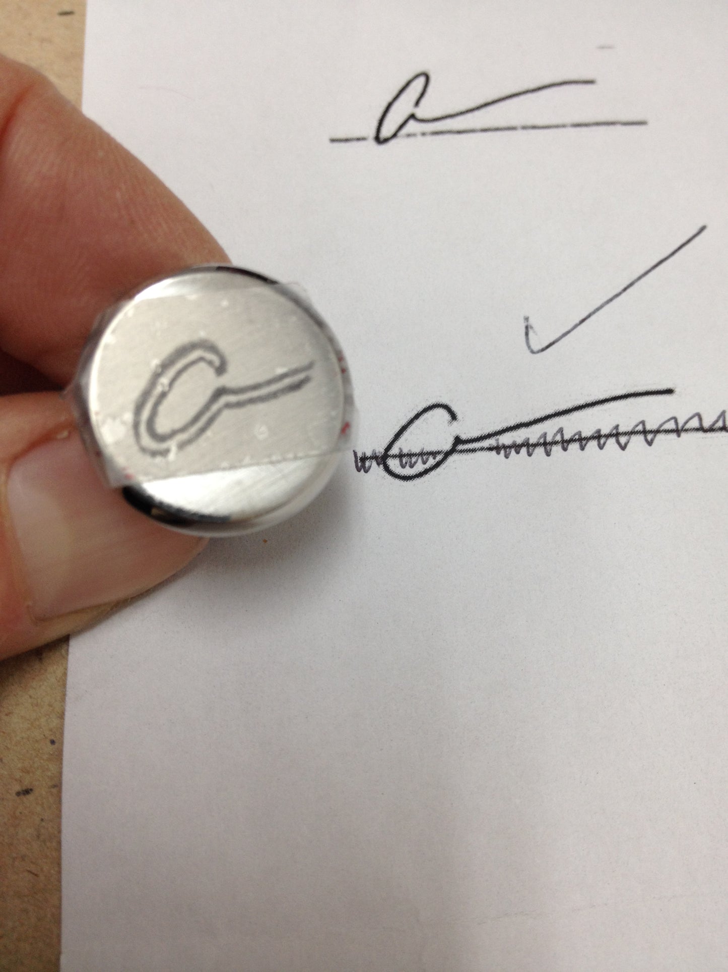 Custom Signature cufflinks