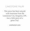 Cave limestone inlay circles
