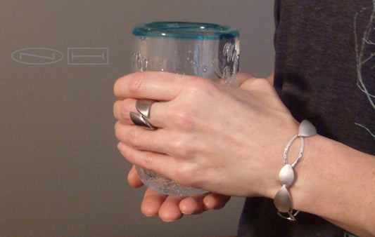 See yourself in nature leaf bracelet