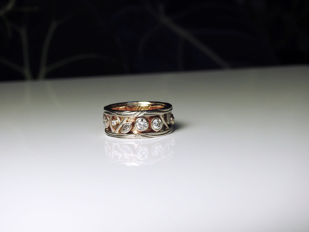 Bespoke diamond rings by ZEALmetal, Nicole Horlor, in Kingston, ON, Canada