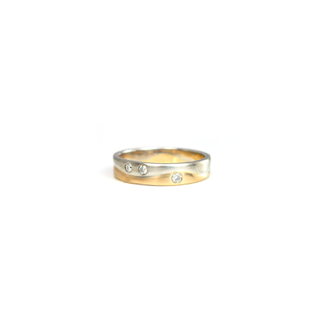 Marriage of metal diamond rings by ZEALmetal, Nicole Horlor, in Kingston O