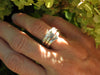 Organic square cluster diamond stacker ring