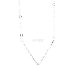Local Canadian Handmade in Kingston ON by ZEALmetalPlanished V necklace in sterling silver on flat cable chain.  Wear alone or add your favourite charm.    22" length chain style makes it easily adjustable to tailor to your perfect length. 