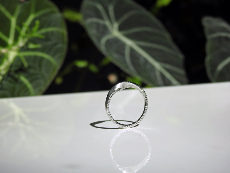 Bespoke wedding bands made from 100% recycled gold, platinum, and palladium, by ZEALmetal, Nicole Horlor, in Kingston, ON, Canada