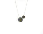 Seed floaters, Limestone inlay floaters, by ZEALmetal, Nicole Horlor, in Kinston, ON, Canada