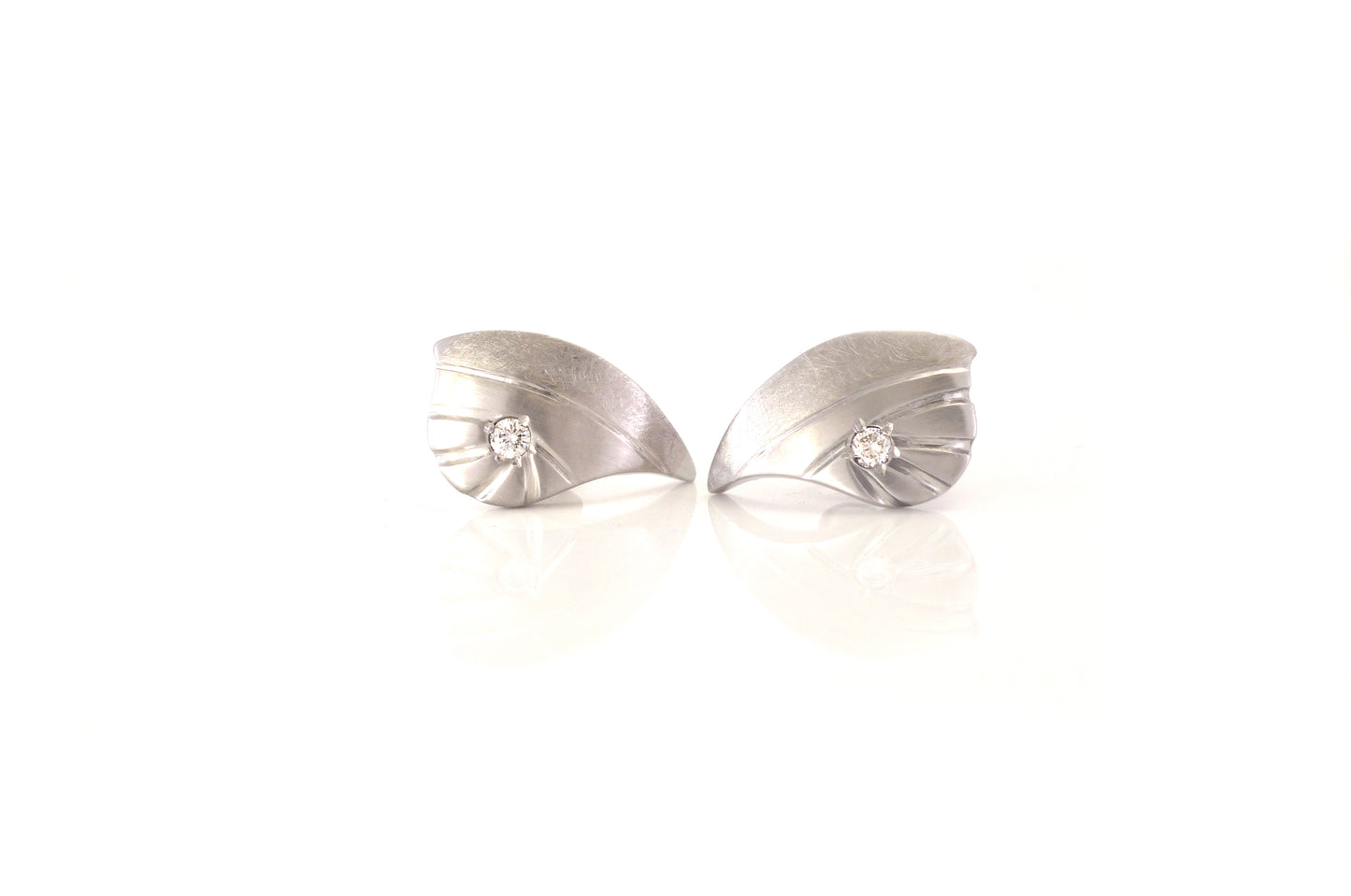 Diamond earrings by ZEALmetal in Kingston ON Canada