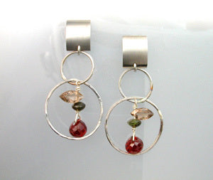 Circle steel dangle